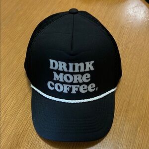 Dutch Bros Black Hat with White Text